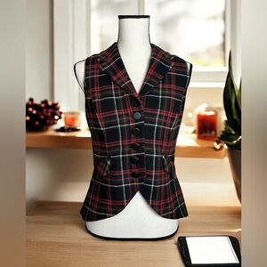 CAbi Plaid Vest